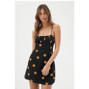 Urban Outfitters By The Sea Printed Mini Dress Boho Sun‎ Sundress